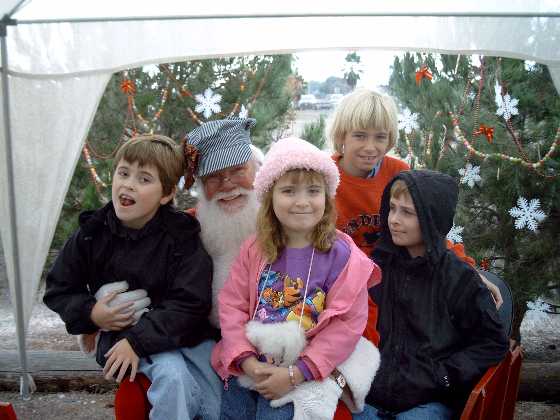 Christmas 2005 with Santa